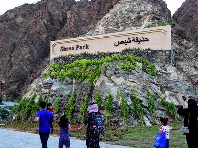 A beautiful green spot in Sharjah: Shees Park